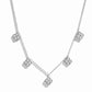 sterling silver four leaf clover charm necklace