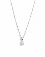 sterling silver cushion pendant diamond necklace