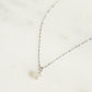 silver freshwater pearl pendant necklace