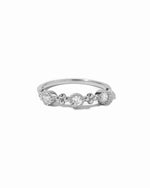 sterling silver cubic zirconia ring