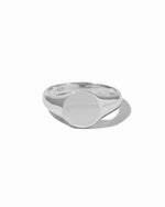 silver signet ring