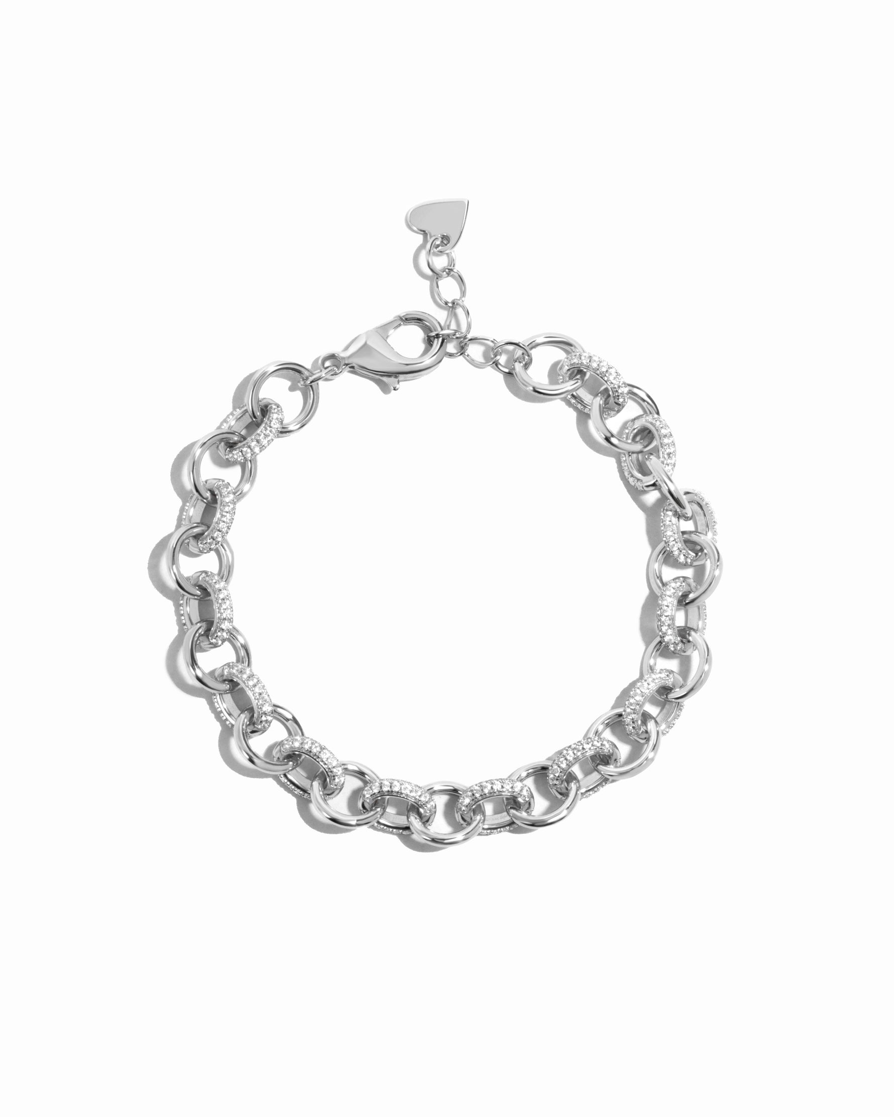 Image of silver sami jewels chunky bracelet