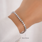 Round Bezel Tennis Bracelet