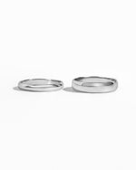 Silver plain band ring by Sami Jewels with a smooth, polished finish, designed for everyday wear or special occasions.