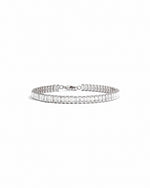 silver baguette bracelet 