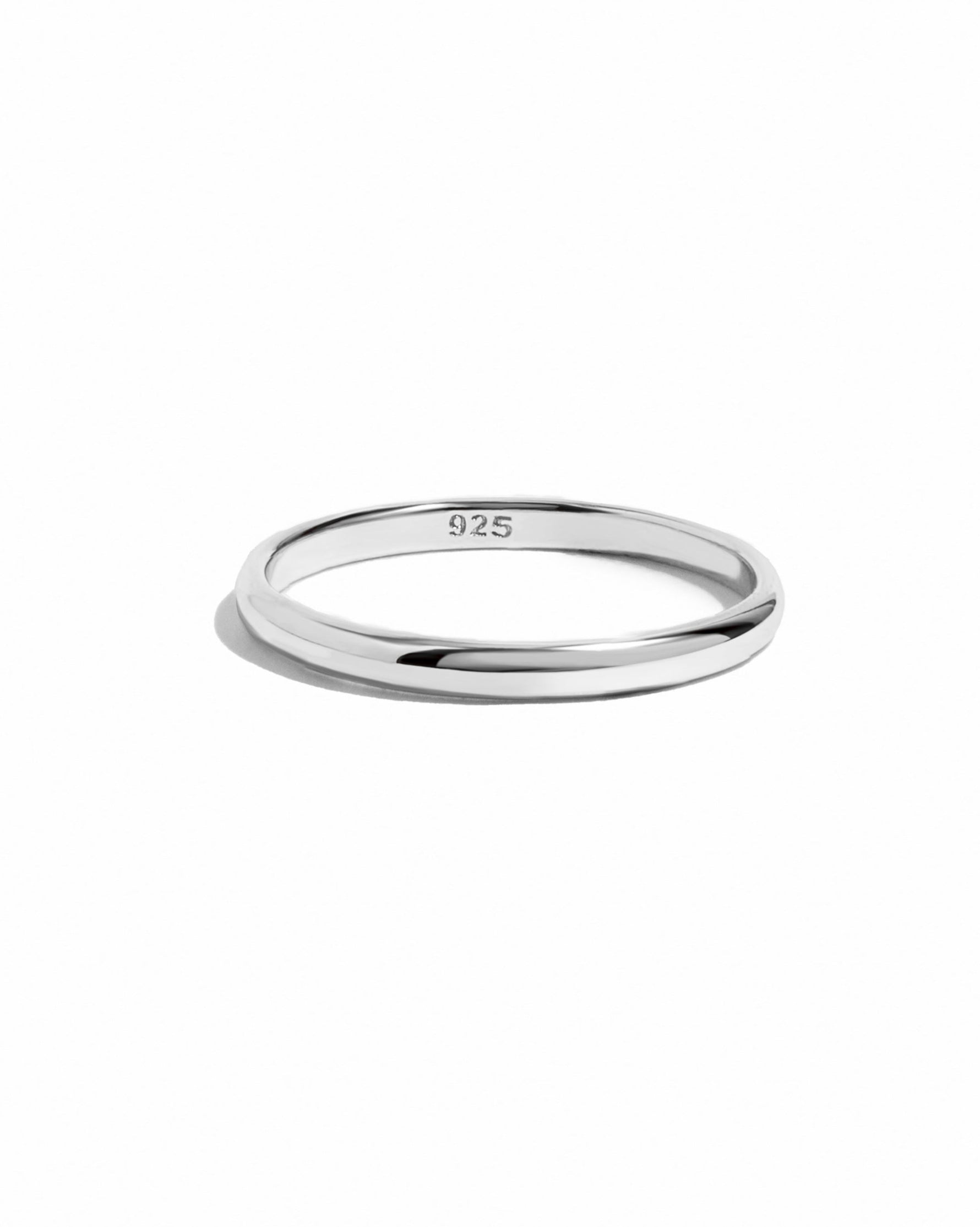 sterling silver stacking ring