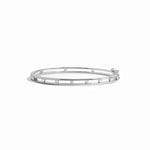 silver cz bangle bracelet