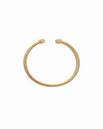 gold twisted cuff bracelet