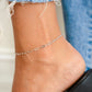 Small Paperclip Anklet