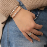 silver cuff bangle bracelet