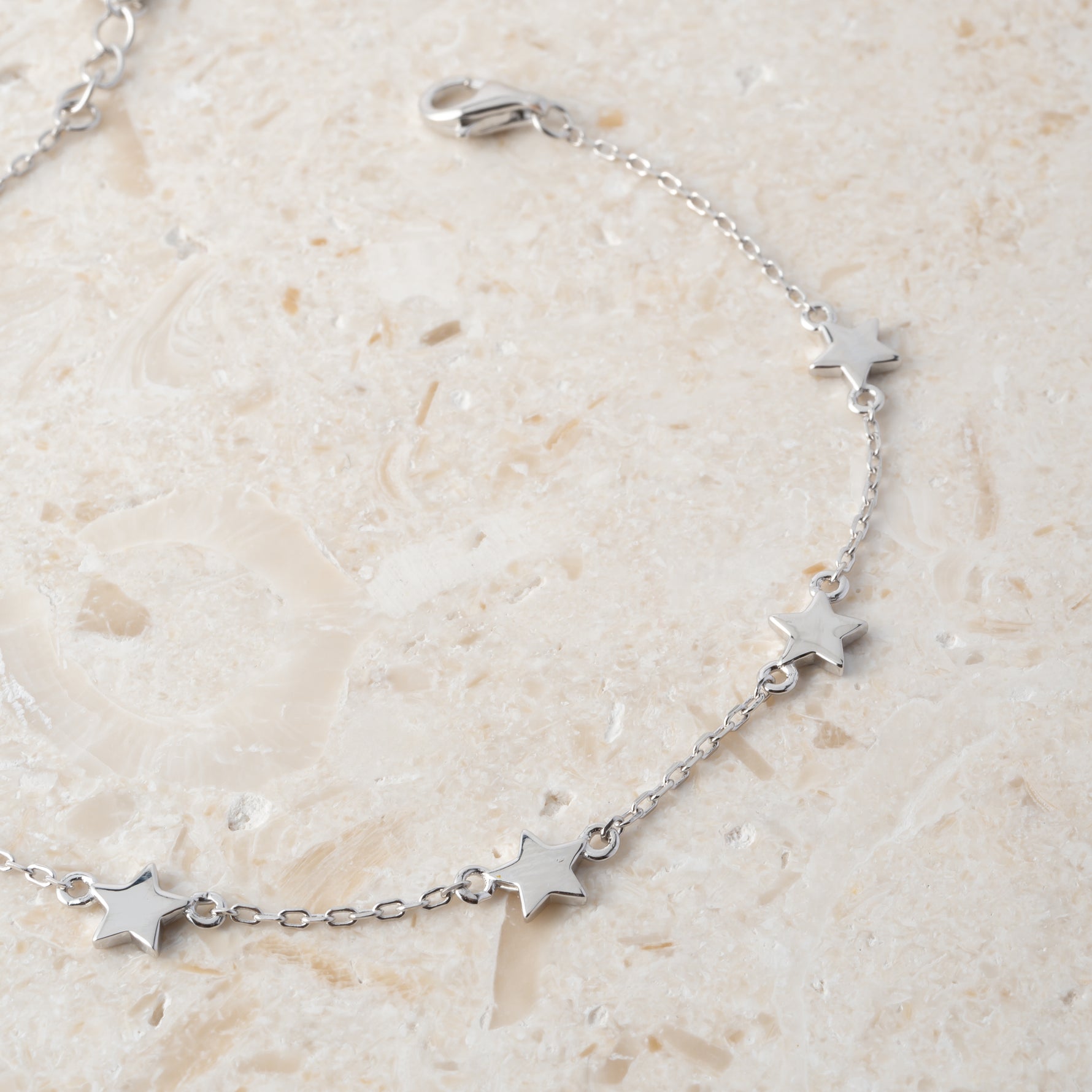 silver star bracelet