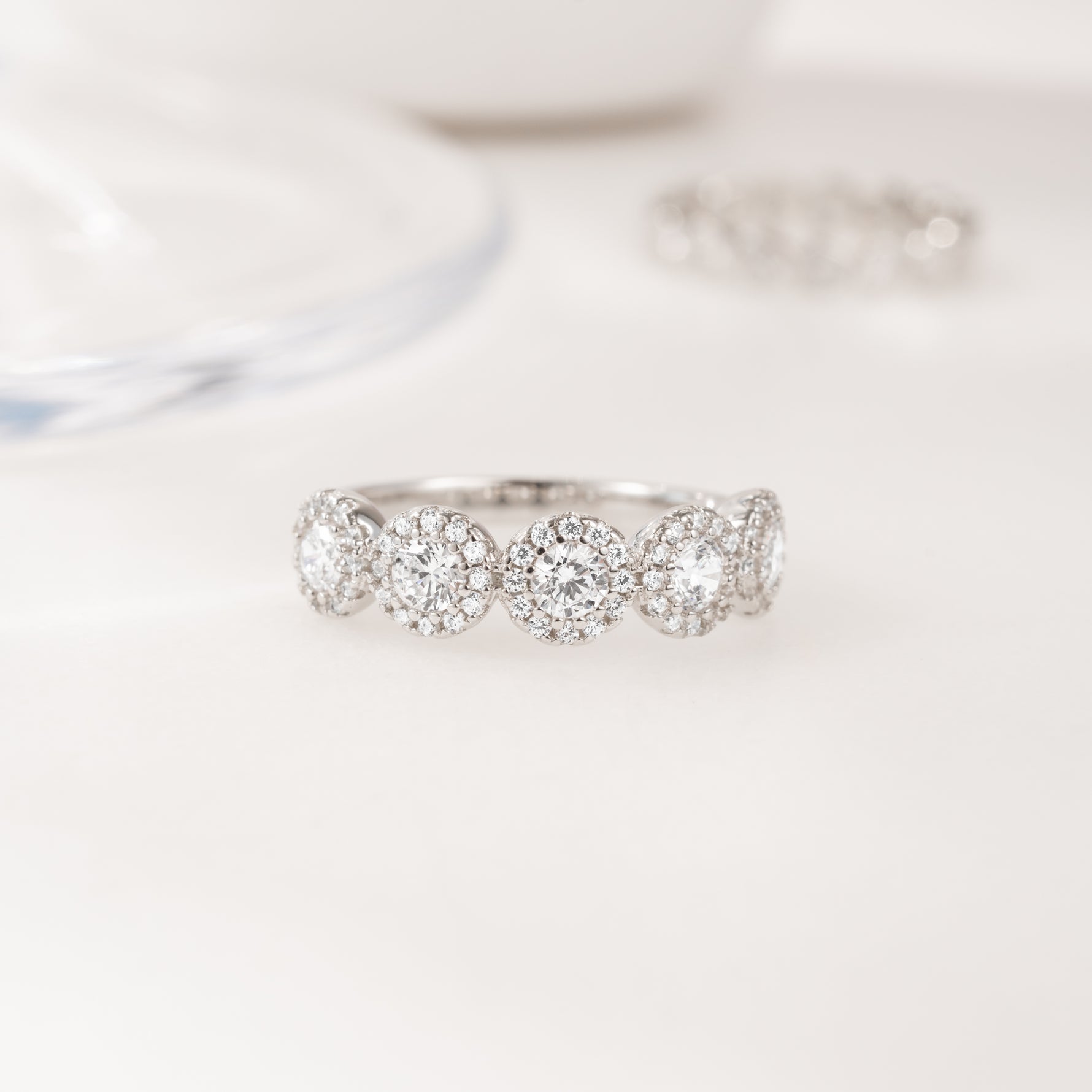 sterling silver dainty ring