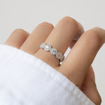 model wearing a cz ring 