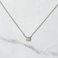 Tiny Square Necklace