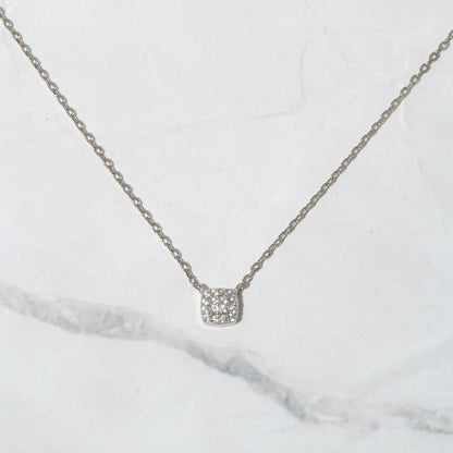 Tiny Square Necklace