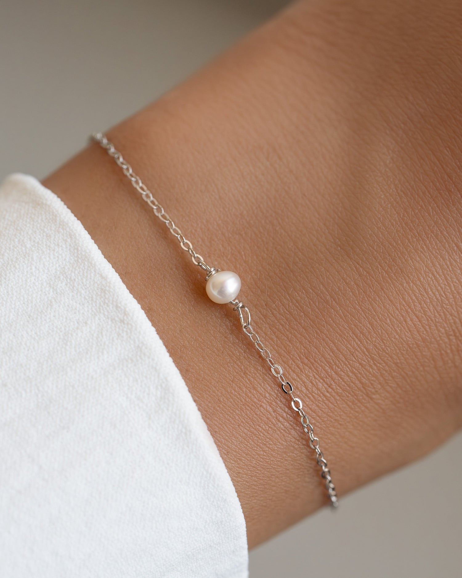 Simple Freshwater Pearl Bracelet