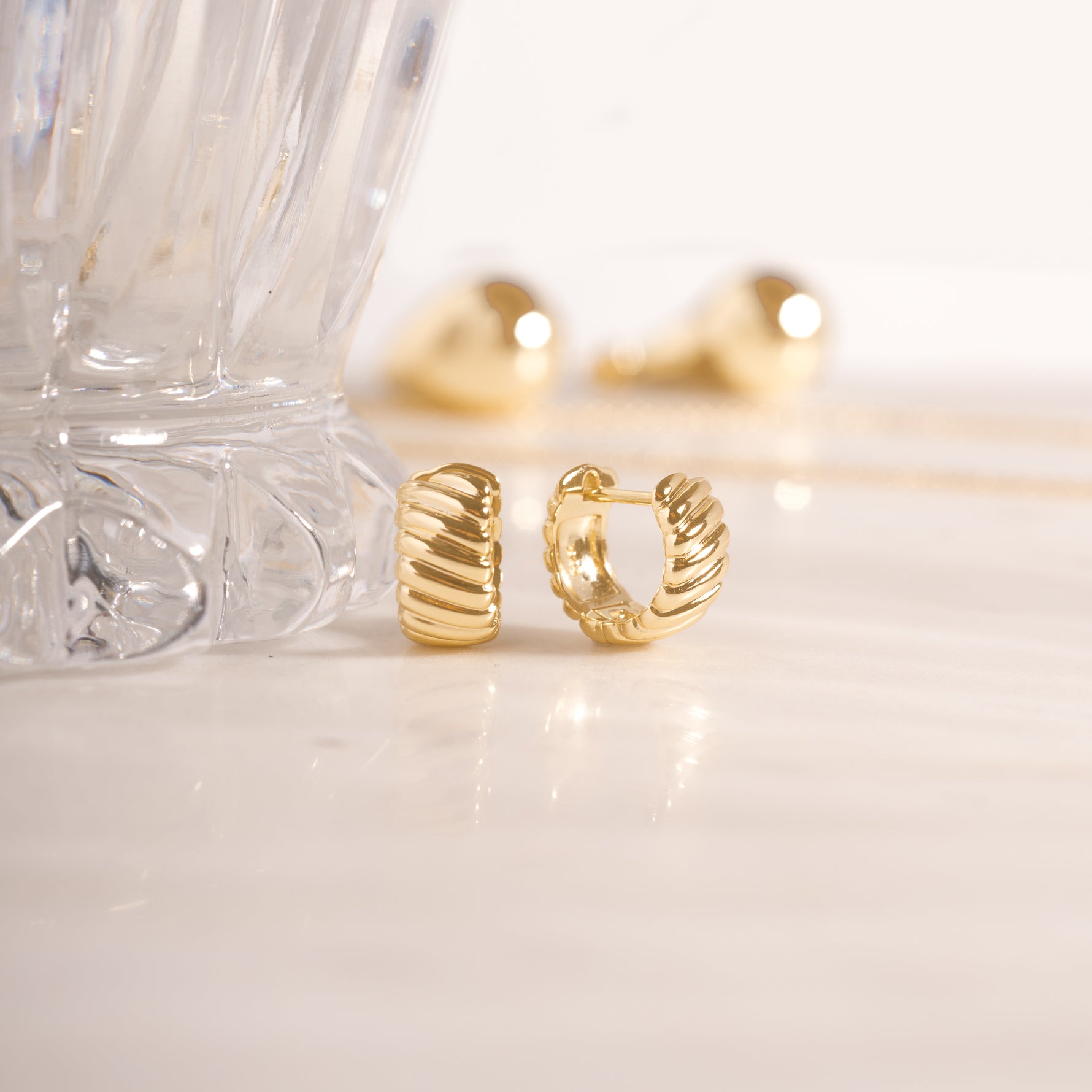 delicate gold jewelry