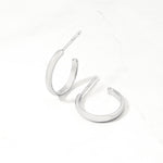 sterling silver hoop earrings