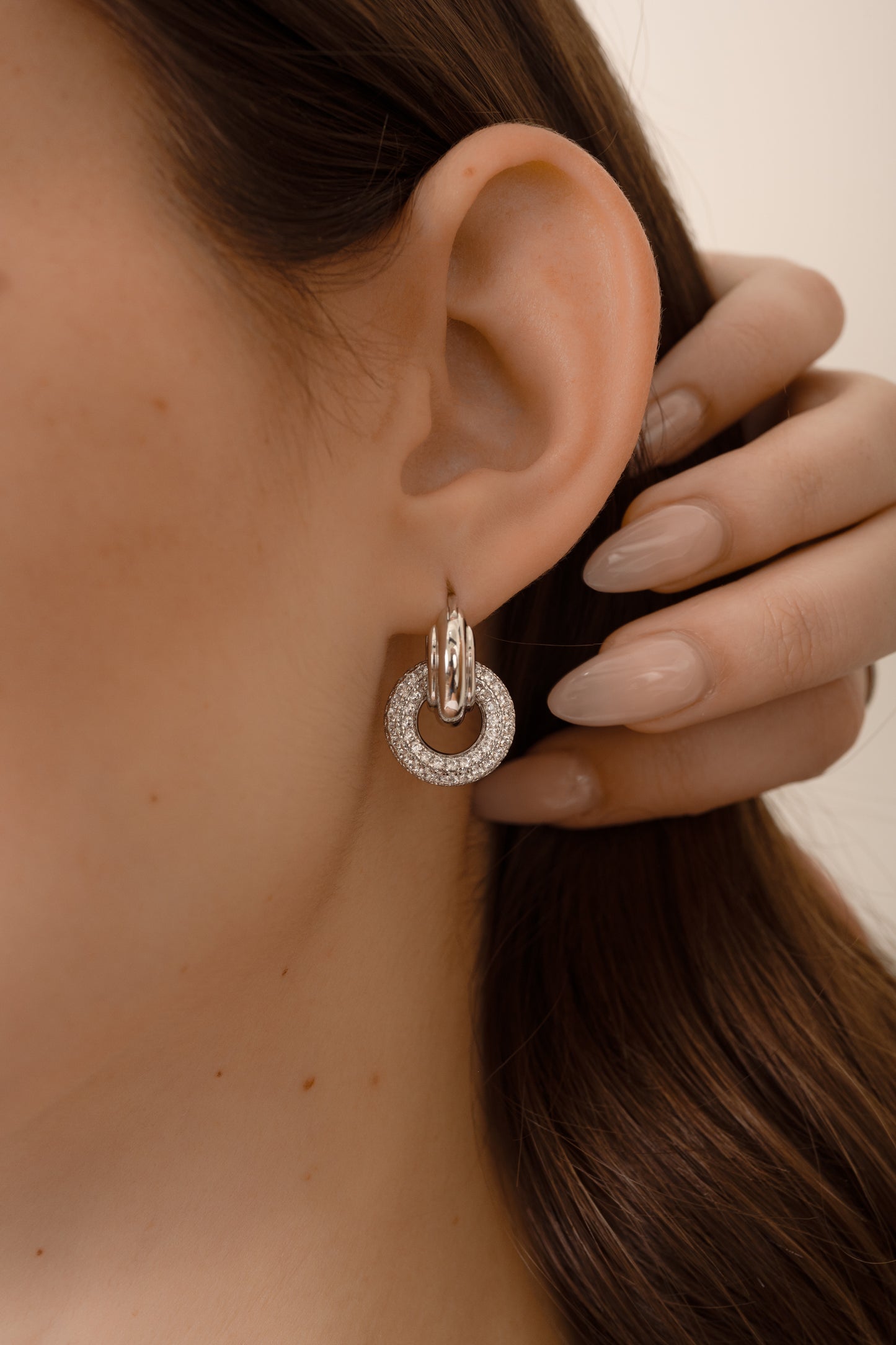 statement hoop earrings