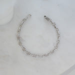 Silver Diamond Chain Bracelet by Sami Jewels