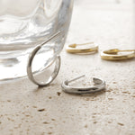 small silver hoops