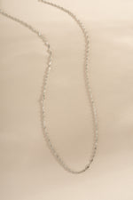 Sterling silver Thin Twisted Rope Chain Necklace by Sami Jewels with a delicate, twisted design perfect for everyday wear.