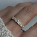 Marquise cut cz gold ring