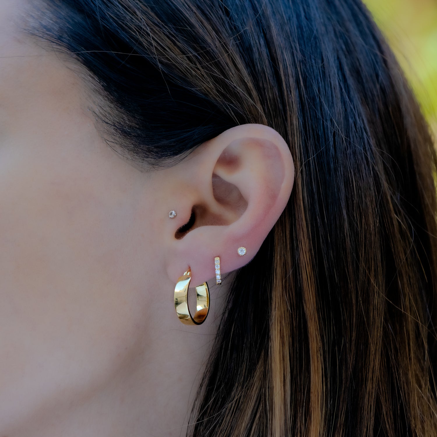 18mm Chunky Hoop Earrings