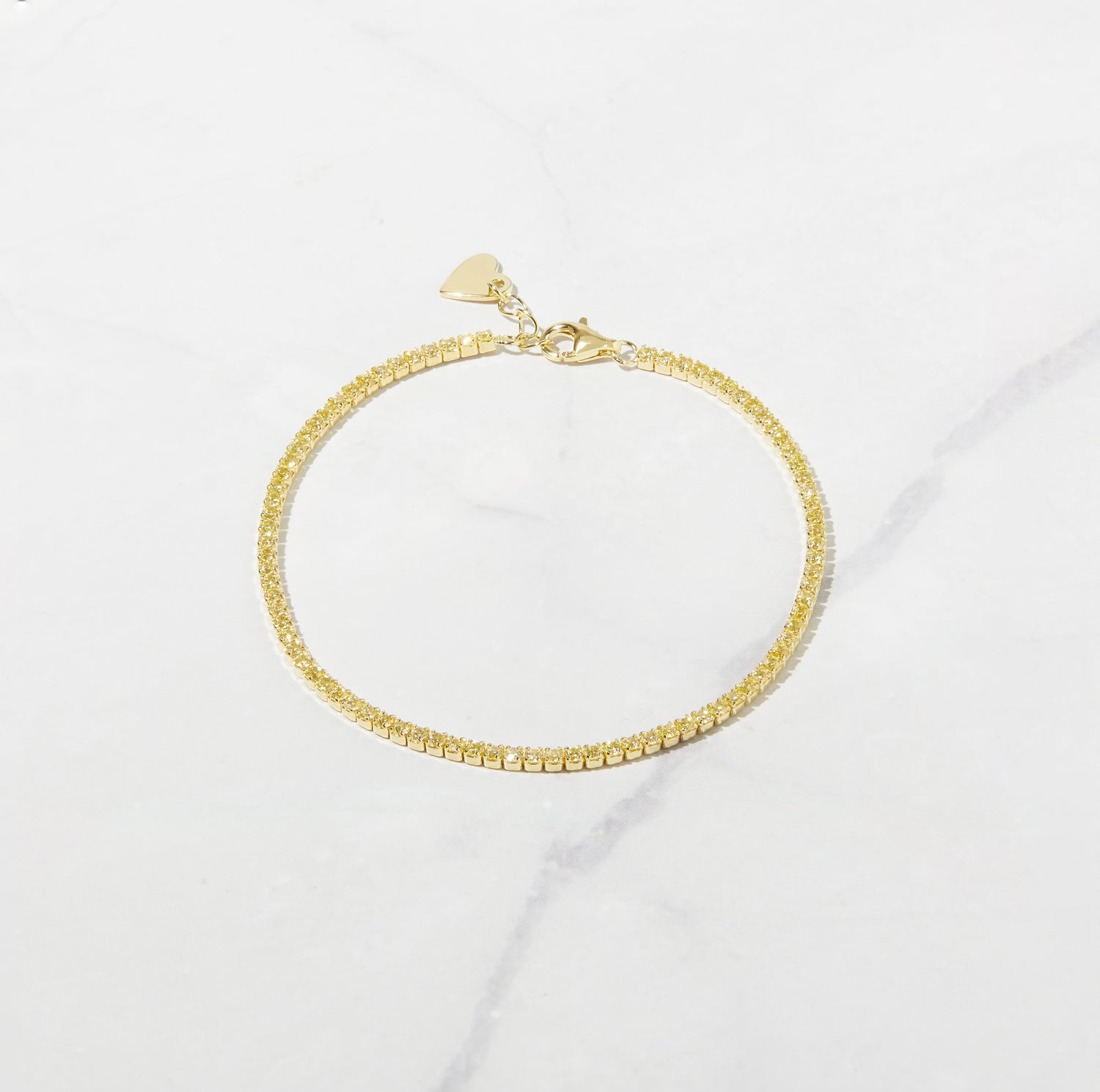 Champagne Tennis Bracelet