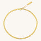 Yellow Tennis Anklet