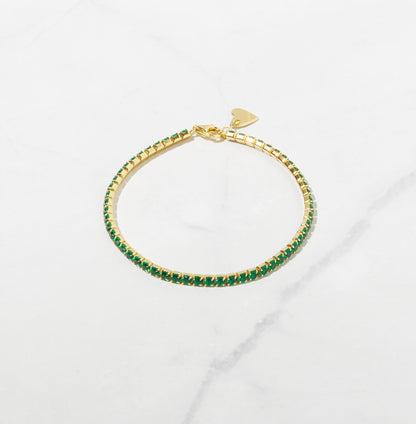 Emerald Tennis Bracelet