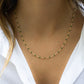 Cream Enamel Beaded Necklace