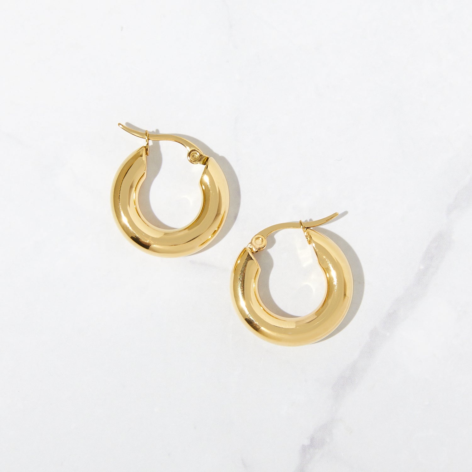 Paris 20mm Chunky Tube Hoops