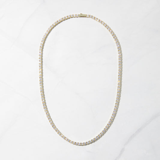 3mm Diamond Tennis Necklace