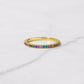 Rainbow Eternity Ring