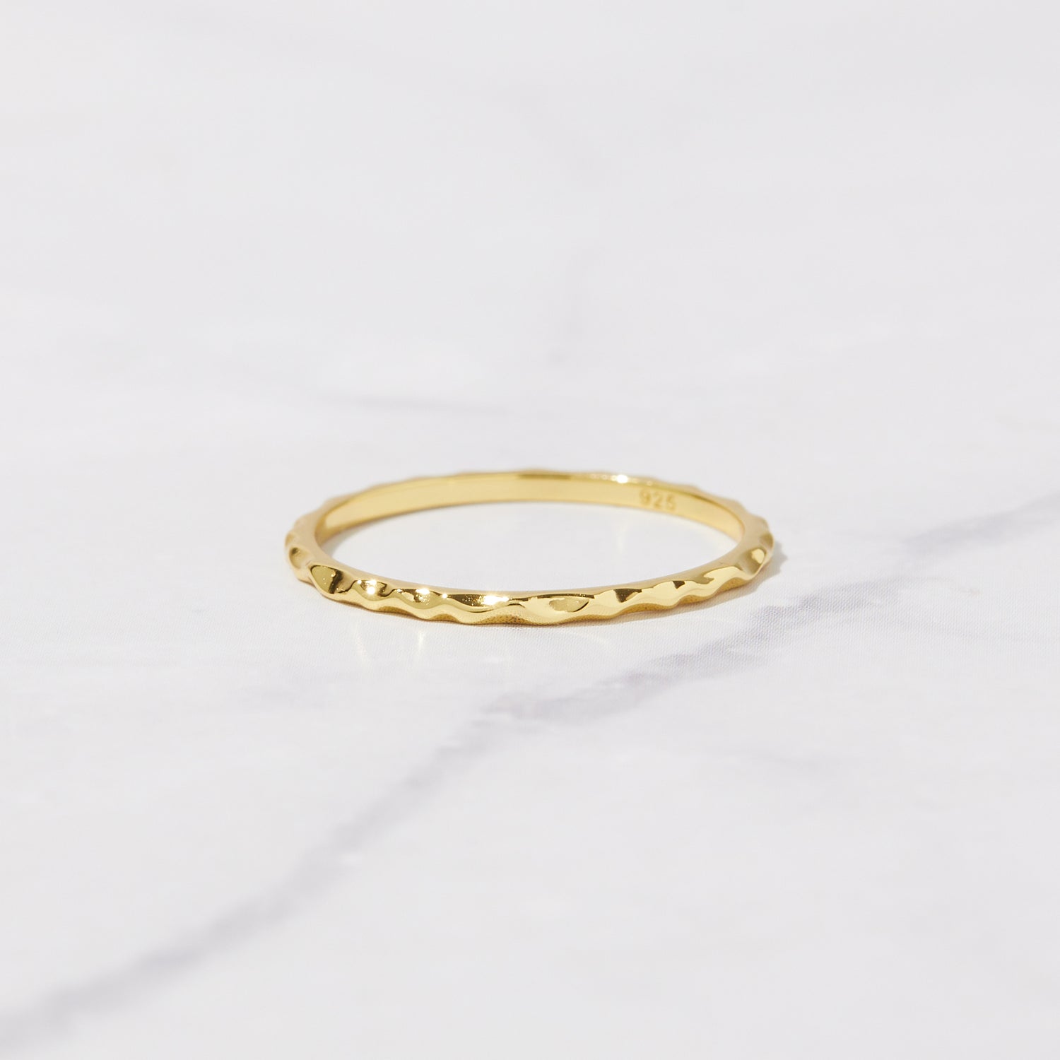 Hammered Stacking Ring