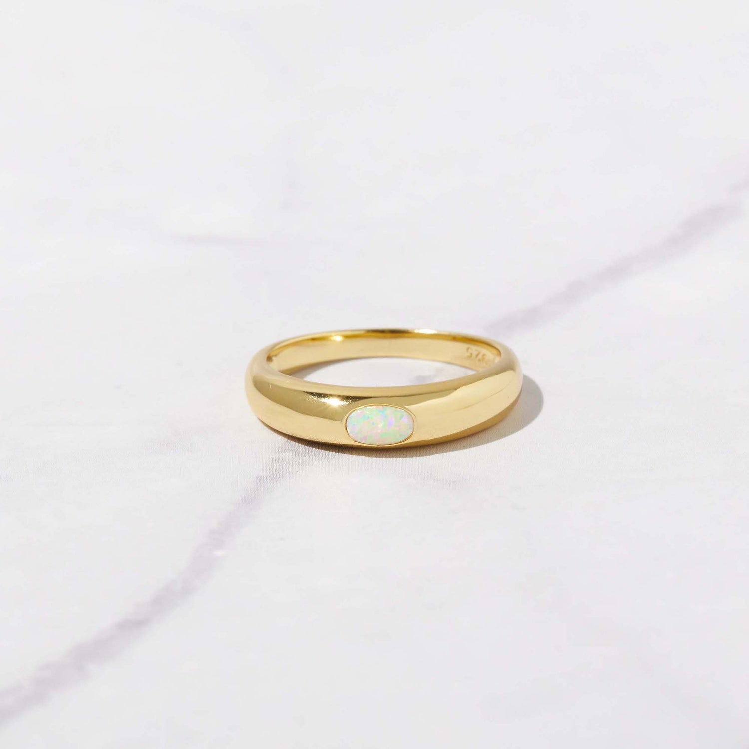 Opal Dome Ring