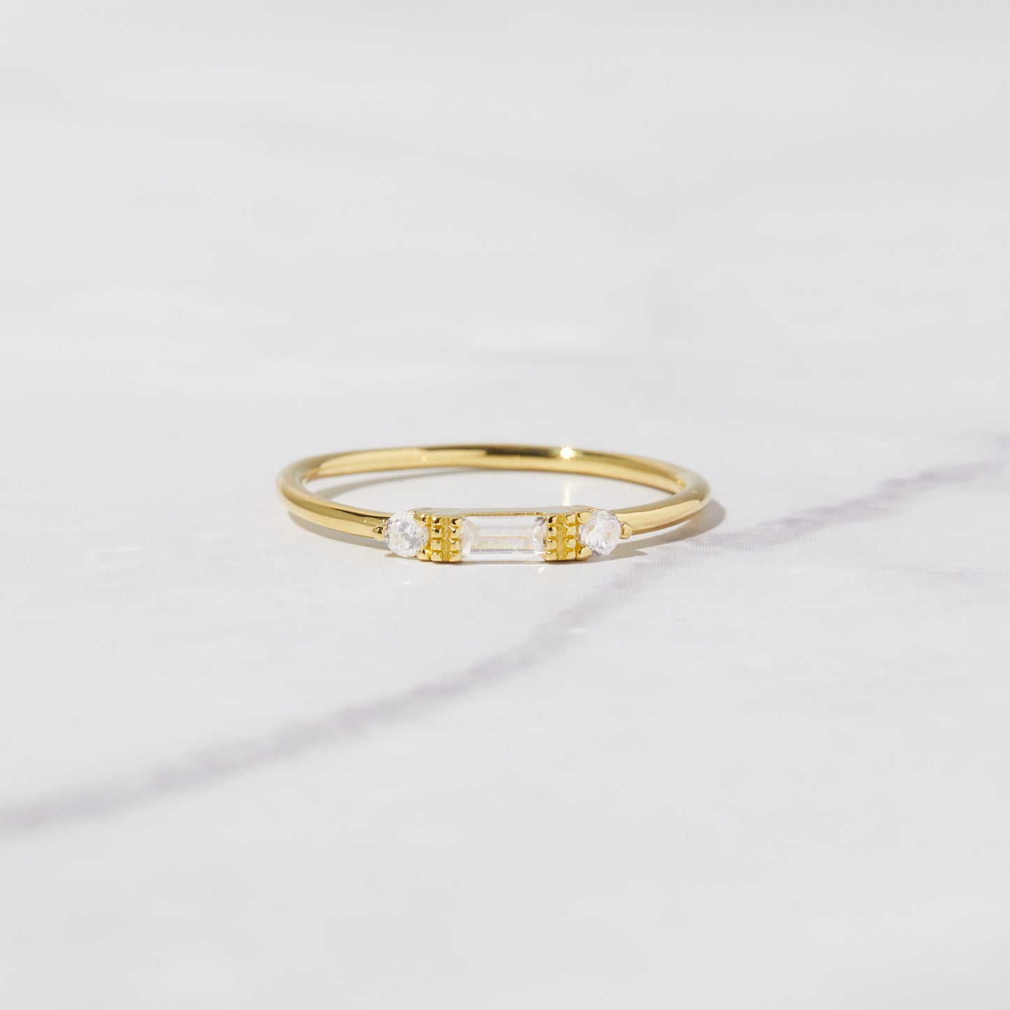 Dainty Baguette Ring