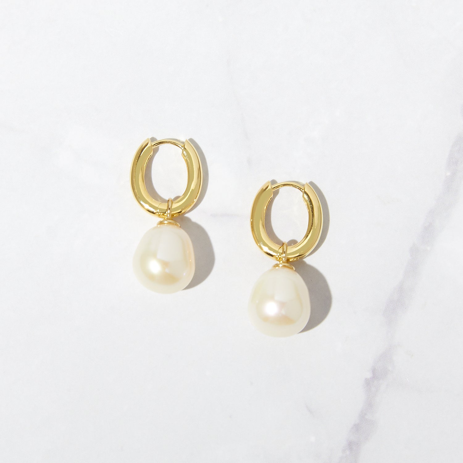 Pearl Charm Earrings
