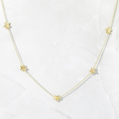 Plain Star Collar Necklace