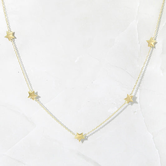Plain Star Collar Necklace