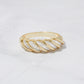 Baguette Croissant Ring