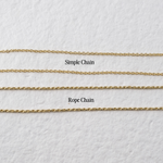 Simple and dainty rope chains Sami Jewels