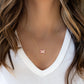 Emerald CZ Butterfly Necklaces