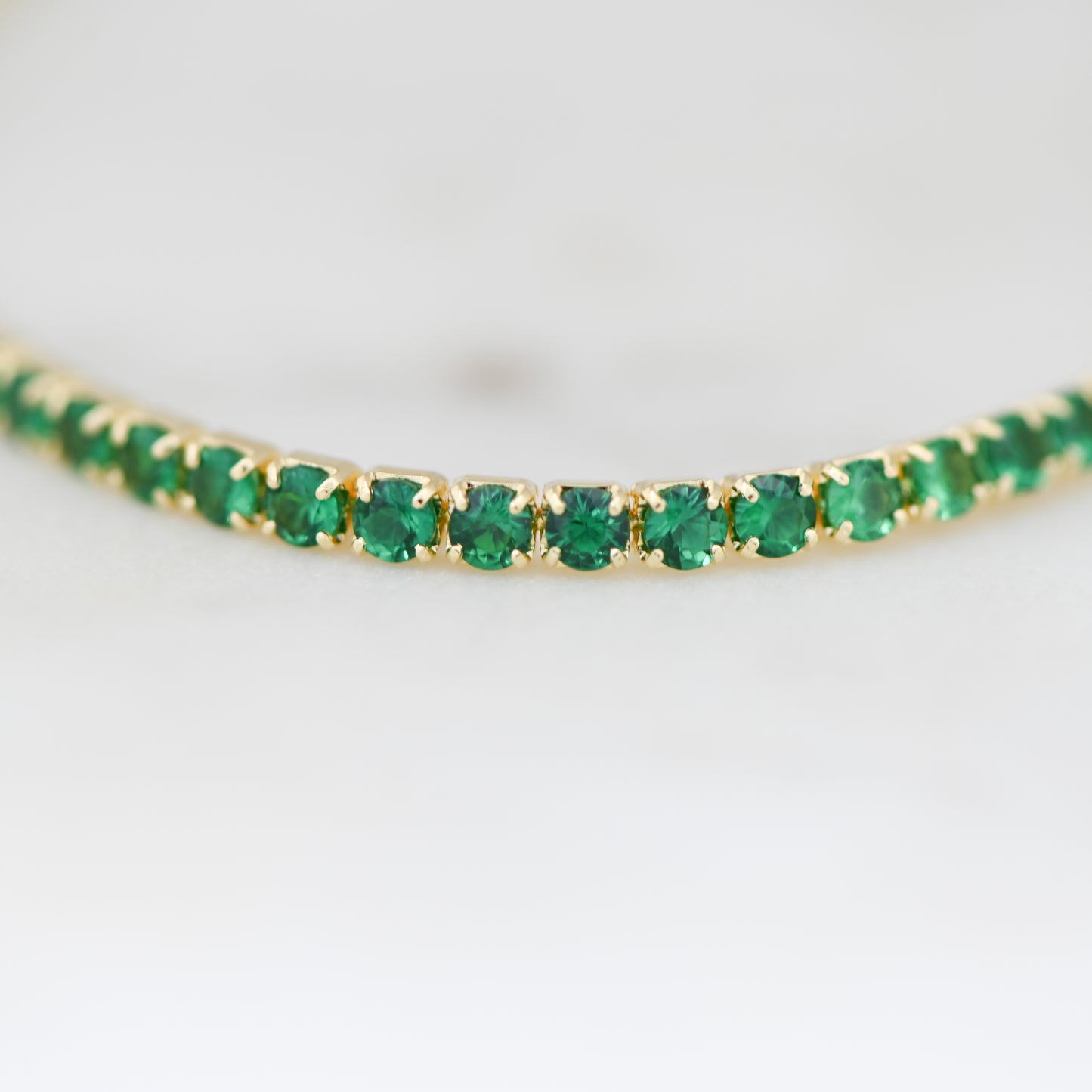 Emerald Tennis Bracelet