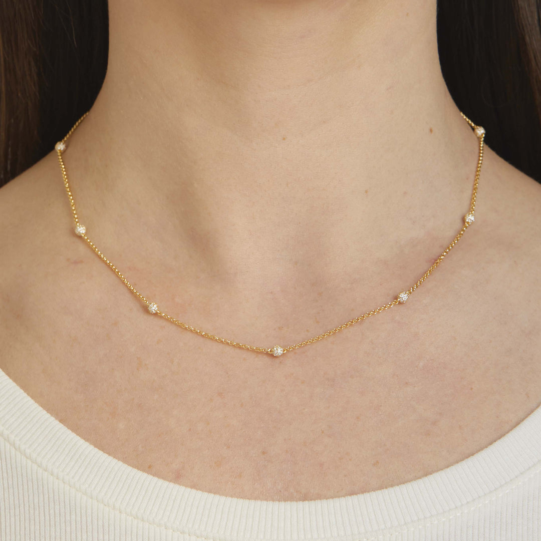 Beaded Pavé Necklace