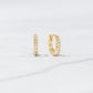 6mm CZ Huggie Hoops