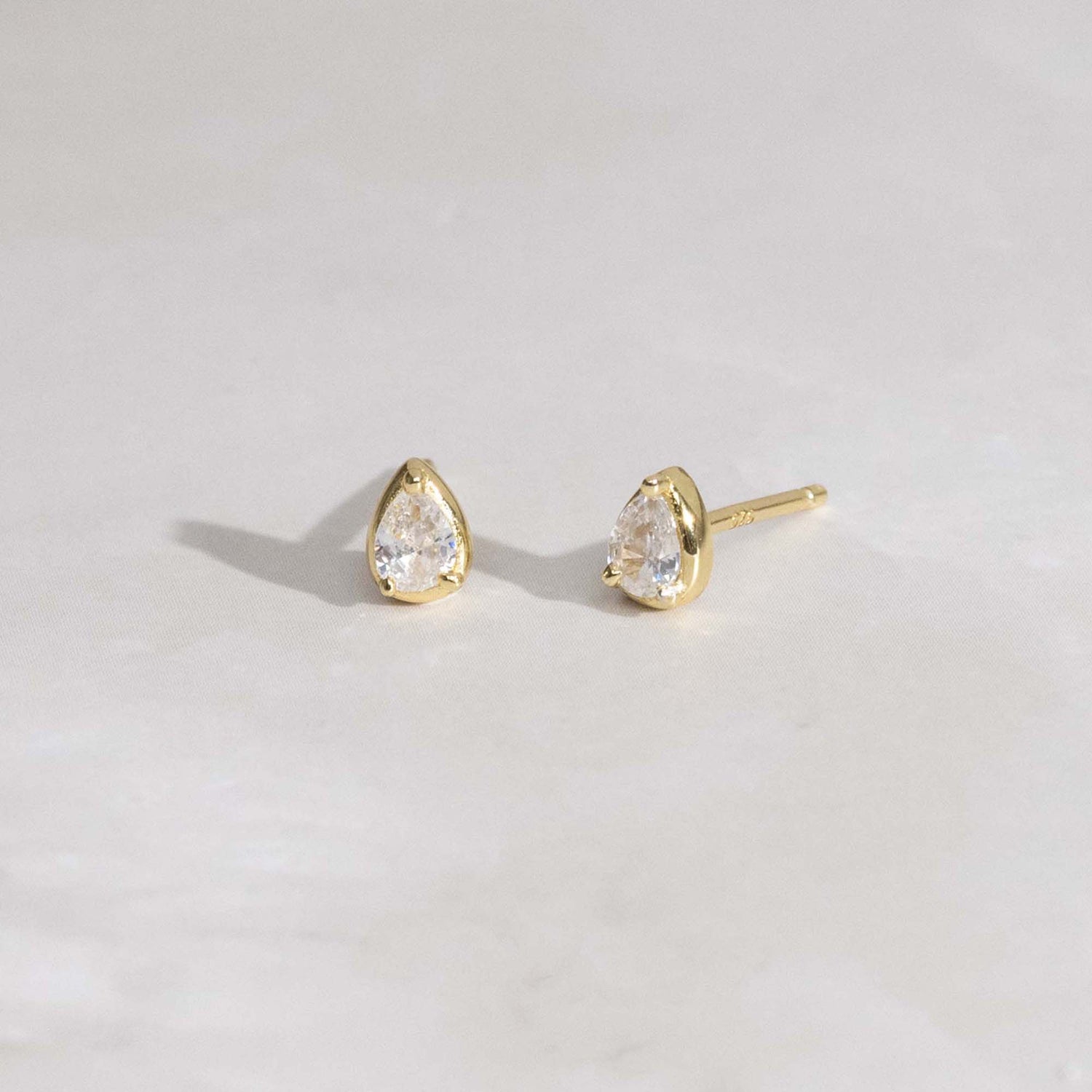 Tiny Pear Studs