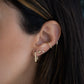 Single Square Hoop Earrings