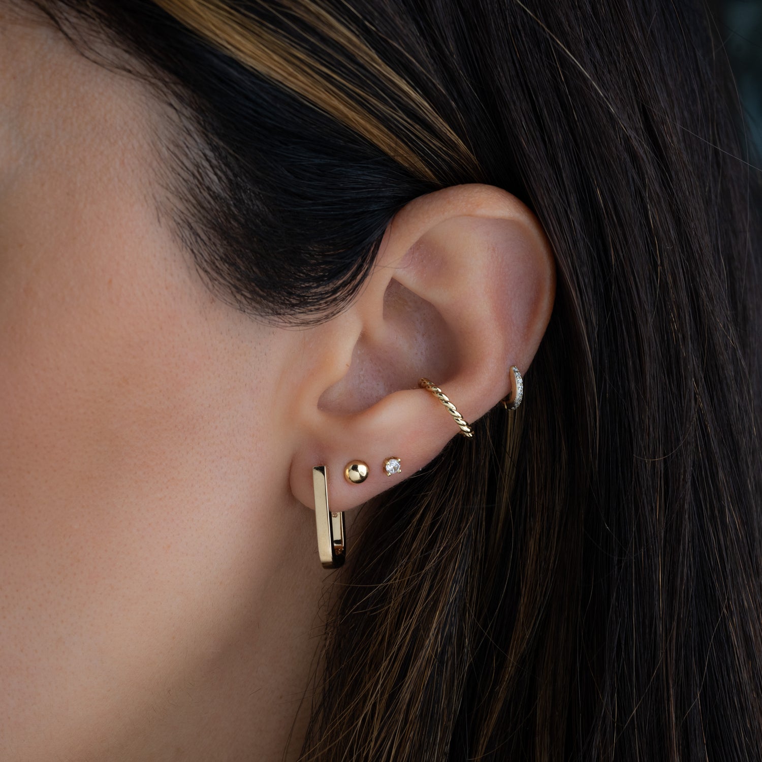 Square Hoop Earrings